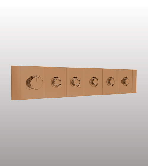 High-Flow Thermostatic Click-Select Multifunction Diverter With Five Outlets and Flow Control (20mm) – Aquant India